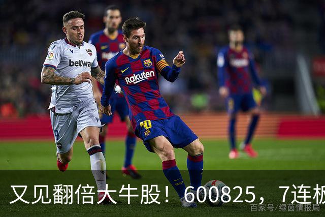 又见翻倍大牛股！600825，7连板